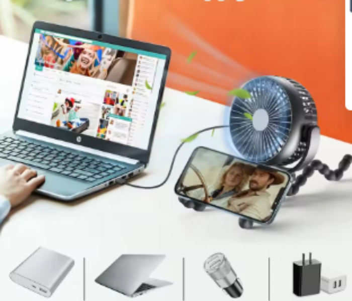 Mini Ventilateur Flexible & Sécurisé dermacollagene.com
