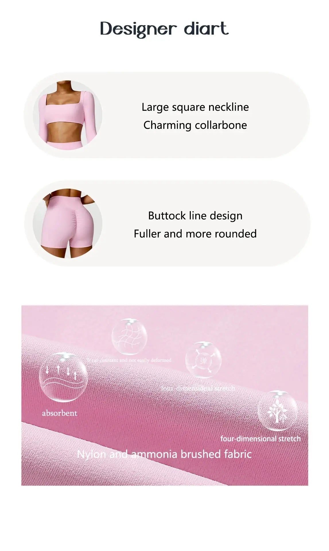 Ctenkevet Long sleeve Shirt Sports Set Women Fitness Yoga Suit Crop Top High Waist Gym Set Women Quick-Dry 2Pcs Yoga Clothes dermacollagene.com