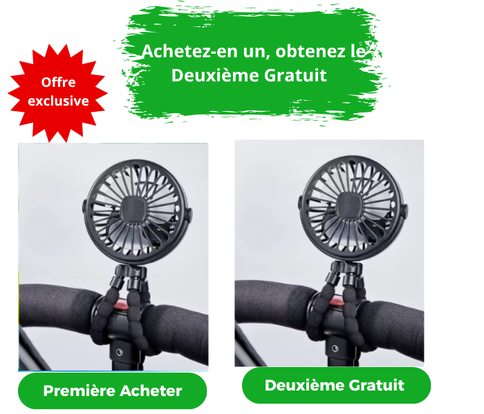 Mini Ventilateur Flexible & Sécurisé dermacollagene.com