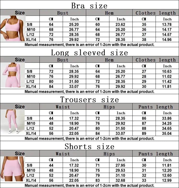 Yoga Set 2PCS Women Gym Long Sleeve Seamless Sportswear Workout Clothes Athletic Wear Legging Fitness Bra Crop Top Sports Suits dermacollagene.com