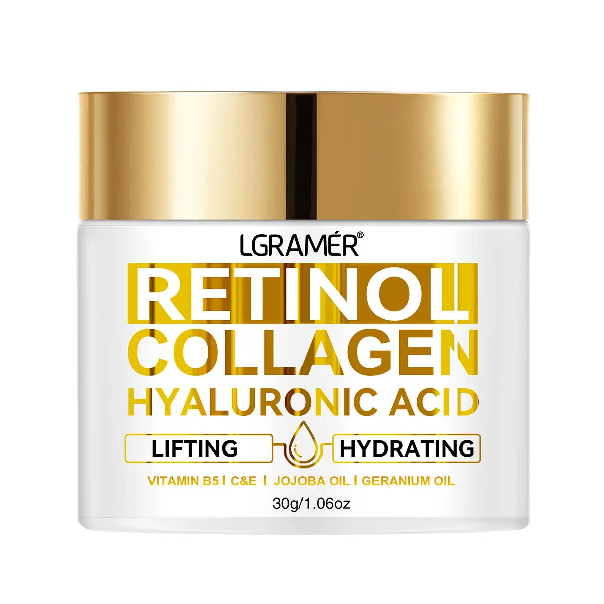 Retinol Face Cream Moisturizing Wrinkle Remover Collagen Hyaluronic Acid Creams Skin Care Cosmetic for Women&Men dermacollagene.com