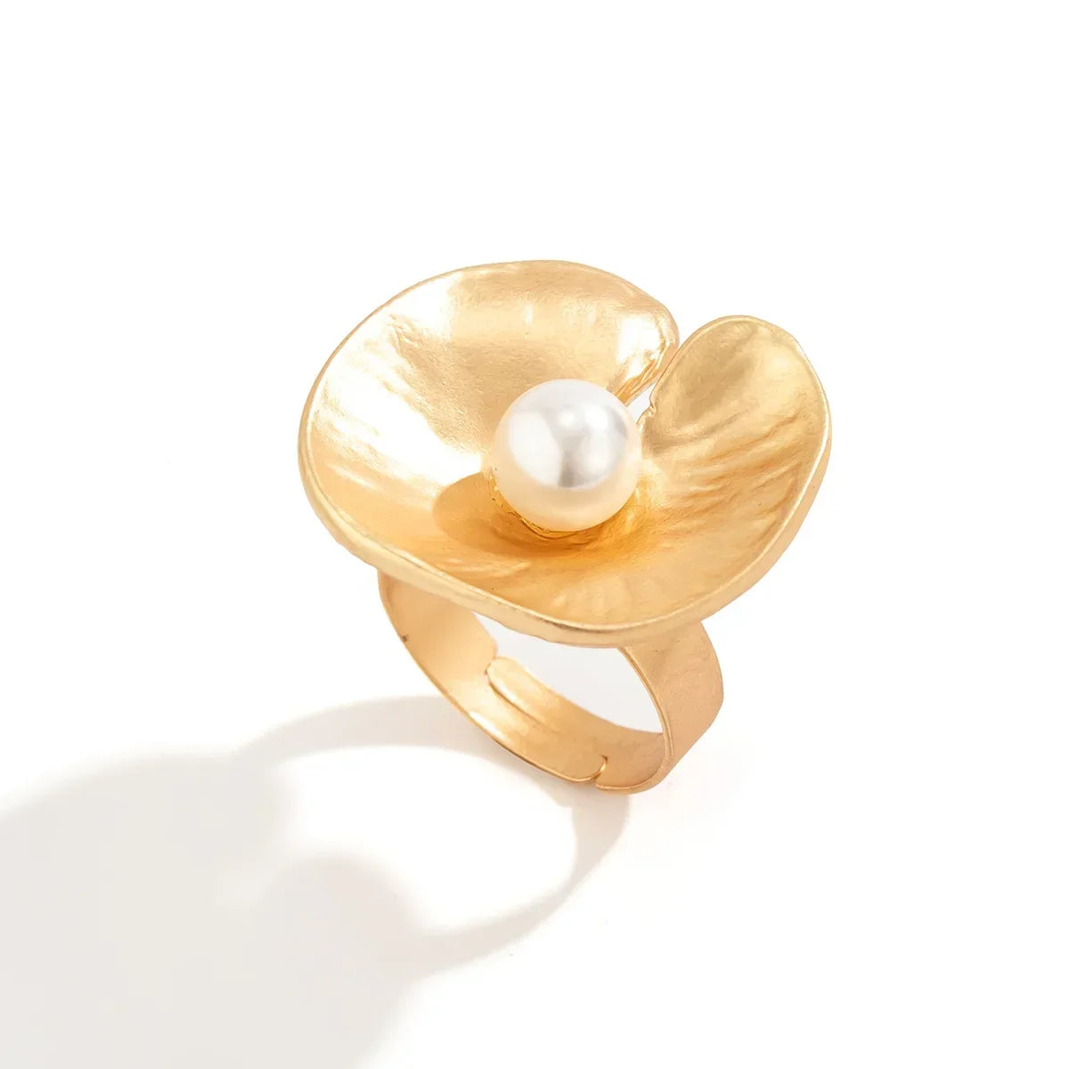 Irregular Chunky Big Geometric Gold Silver Color Rings for Women Men Personality Elastic Rope Connection Finger Rings dermacollagene.com