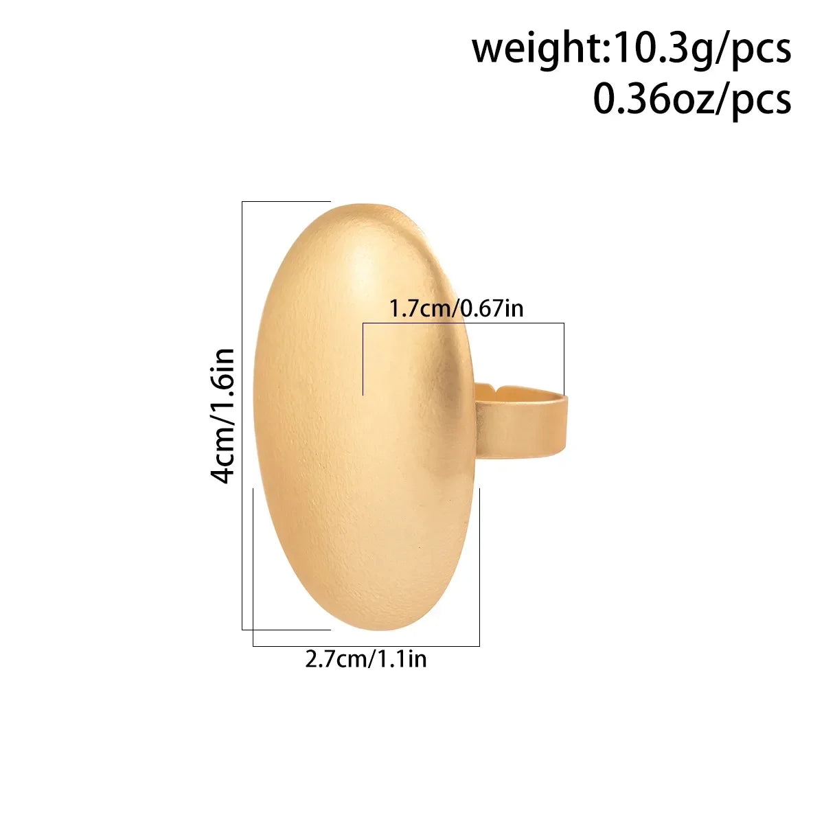 Irregular Chunky Big Geometric Gold Silver Color Rings for Women Men Personality Elastic Rope Connection Finger Rings dermacollagene.com