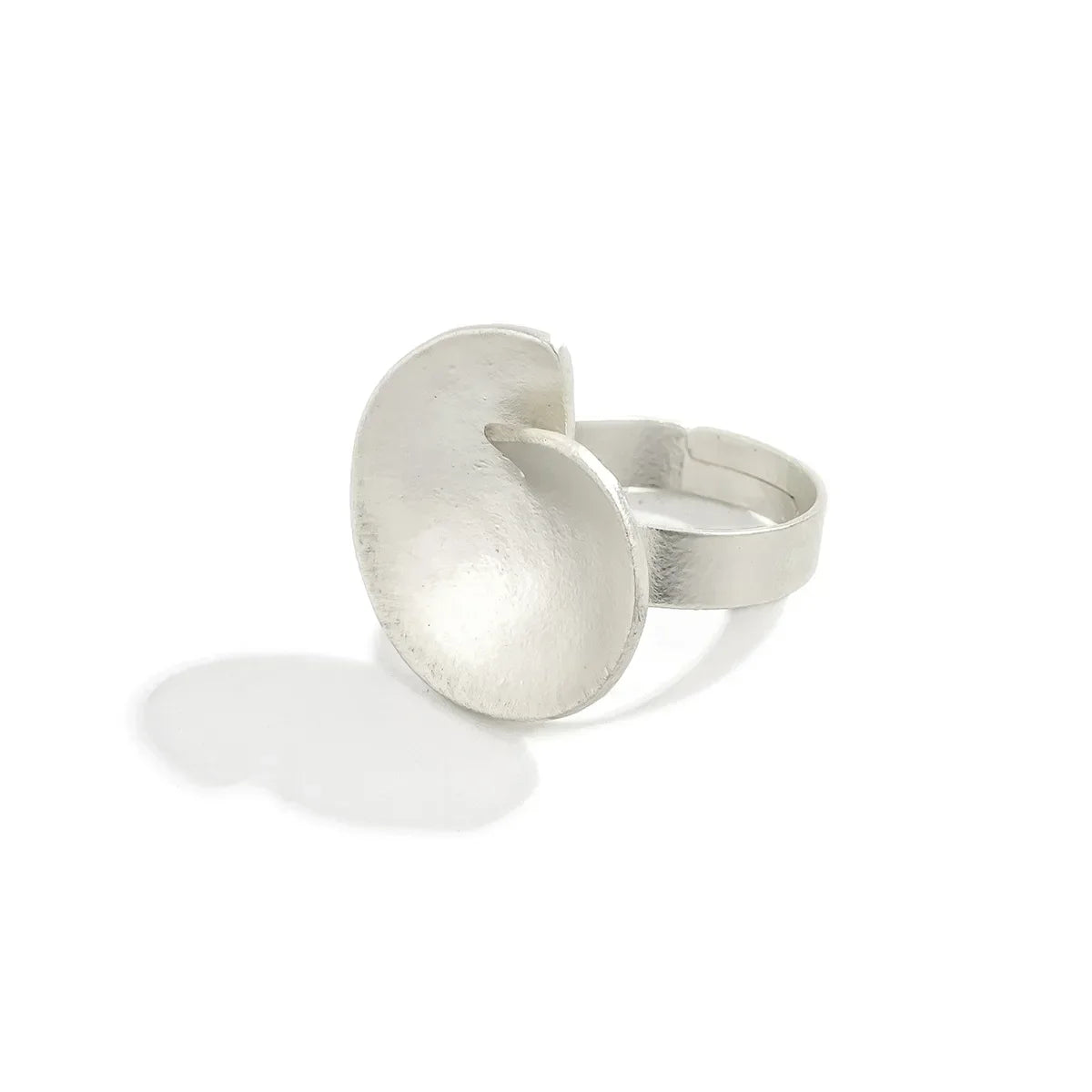 Irregular Chunky Big Geometric Gold Silver Color Rings for Women Men Personality Elastic Rope Connection Finger Rings dermacollagene.com