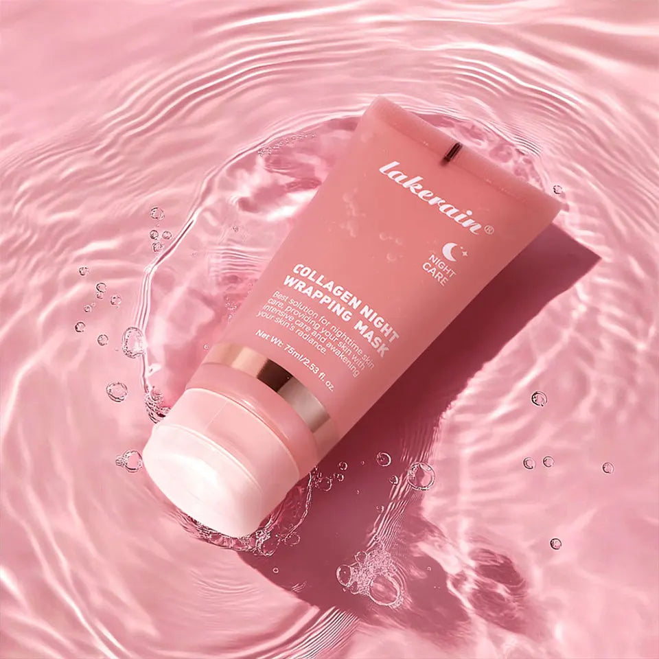75ml Collagen Peel-off Mask Night Wrapping Facial Mud Firming mask Daily 100g Collagen Jelly Cream Hydrolyzed Collagen Skin Care dermacollagene.com
