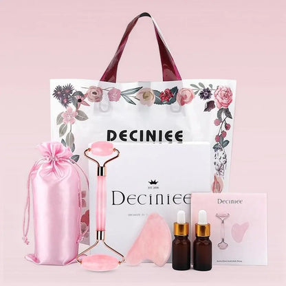 Gua Sha VISAGE AU QUARTZ ROSE | ROULEAU DE MASSAGE VISAGE™
