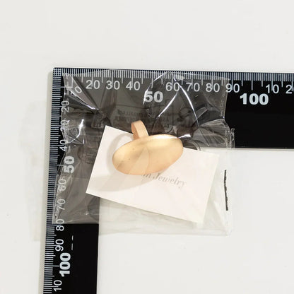 Irregular Chunky Big Geometric Gold Silver Color Rings for Women Men Personality Elastic Rope Connection Finger Rings dermacollagene.com