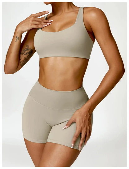 Yoga Set 2PCS Women Gym Long Sleeve Seamless Sportswear Workout Clothes Athletic Wear Legging Fitness Bra Crop Top Sports Suits dermacollagene.com