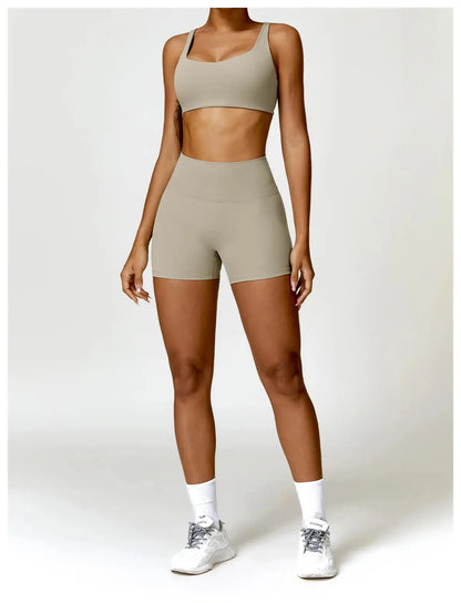 Yoga Set 2PCS Women Gym Long Sleeve Seamless Sportswear Workout Clothes Athletic Wear Legging Fitness Bra Crop Top Sports Suits dermacollagene.com