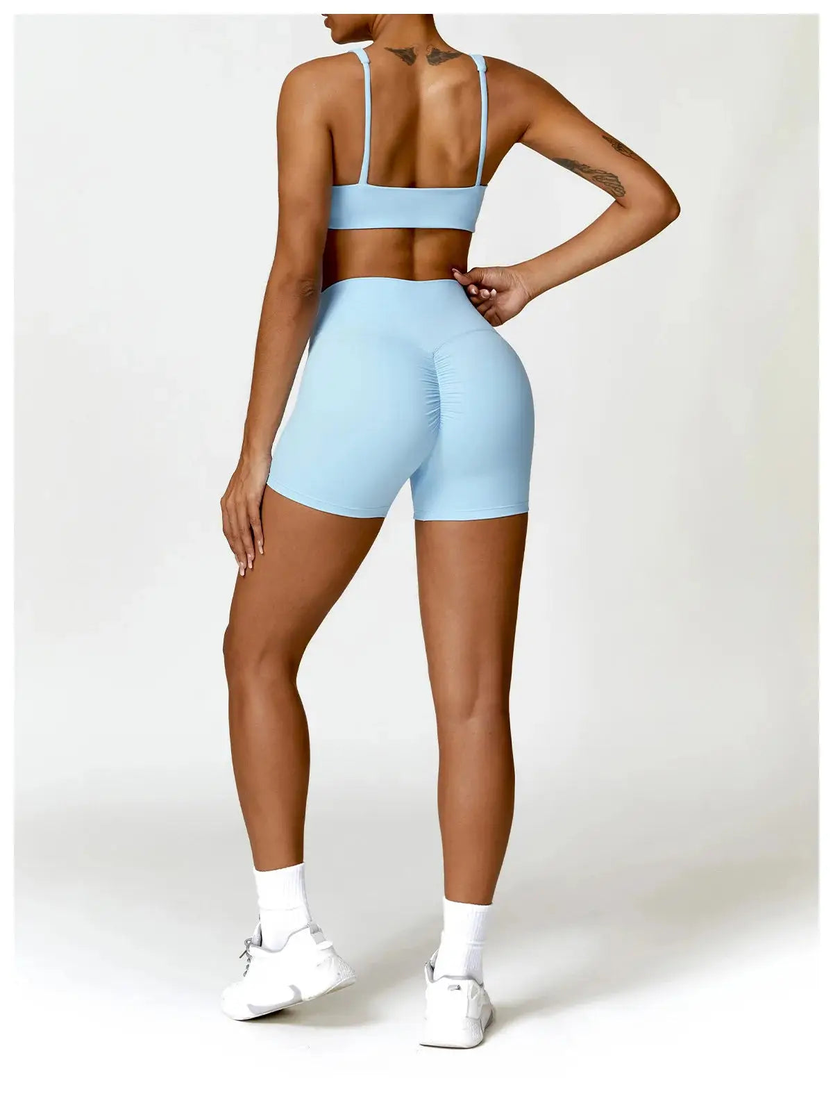 Yoga Set 2PCS Women Gym Long Sleeve Seamless Sportswear Workout Clothes Athletic Wear Legging Fitness Bra Crop Top Sports Suits dermacollagene.com