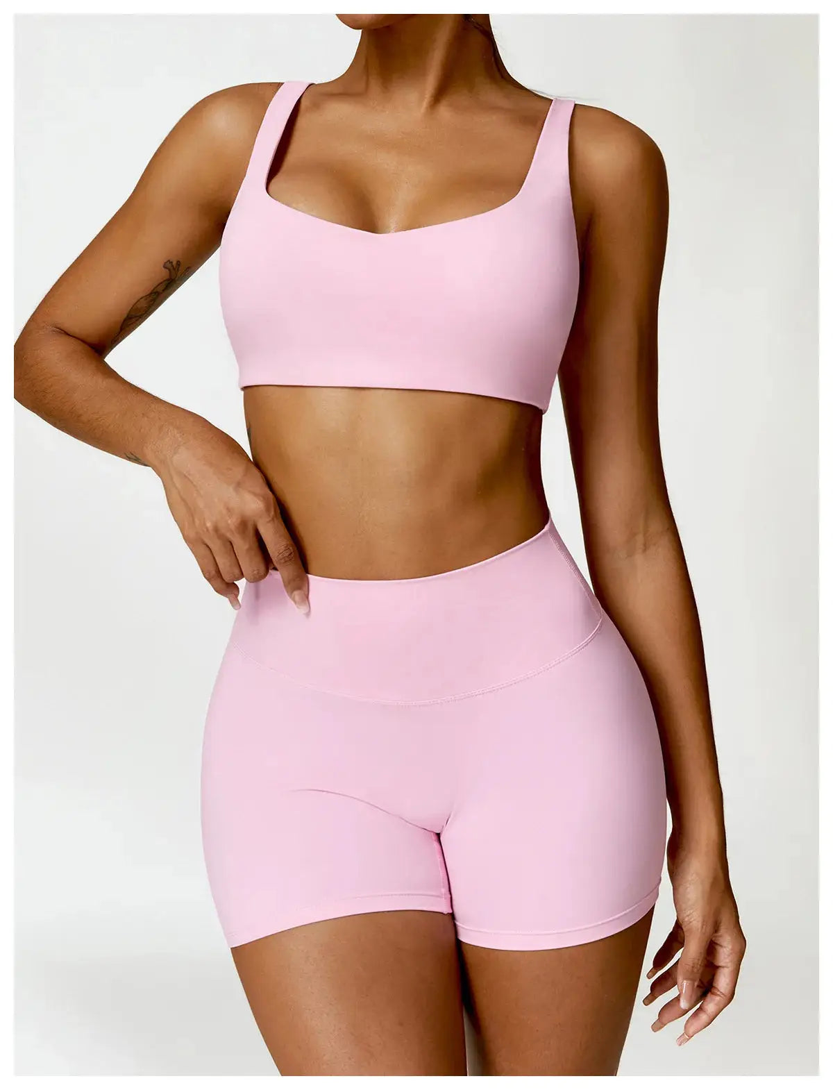 Yoga Set 2PCS Women Gym Long Sleeve Seamless Sportswear Workout Clothes Athletic Wear Legging Fitness Bra Crop Top Sports Suits dermacollagene.com
