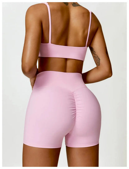 Yoga Set 2PCS Women Gym Long Sleeve Seamless Sportswear Workout Clothes Athletic Wear Legging Fitness Bra Crop Top Sports Suits dermacollagene.com
