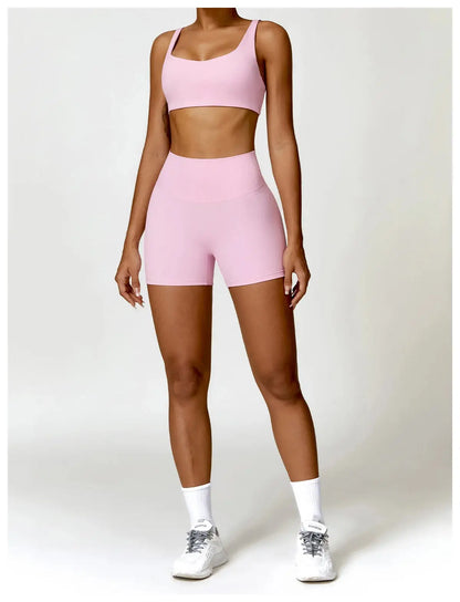 Yoga Set 2PCS Women Gym Long Sleeve Seamless Sportswear Workout Clothes Athletic Wear Legging Fitness Bra Crop Top Sports Suits dermacollagene.com