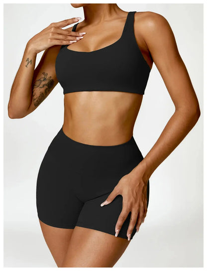 Yoga Set 2PCS Women Gym Long Sleeve Seamless Sportswear Workout Clothes Athletic Wear Legging Fitness Bra Crop Top Sports Suits dermacollagene.com
