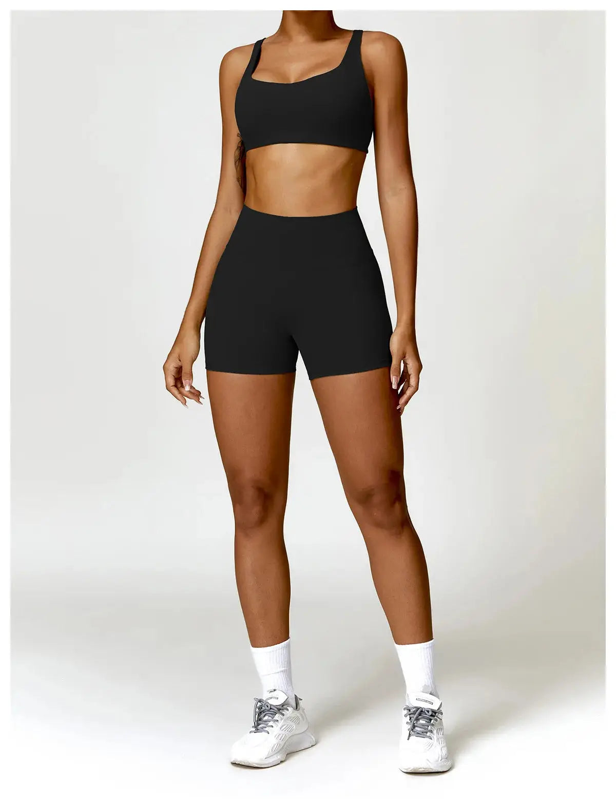 Yoga Set 2PCS Women Gym Long Sleeve Seamless Sportswear Workout Clothes Athletic Wear Legging Fitness Bra Crop Top Sports Suits dermacollagene.com
