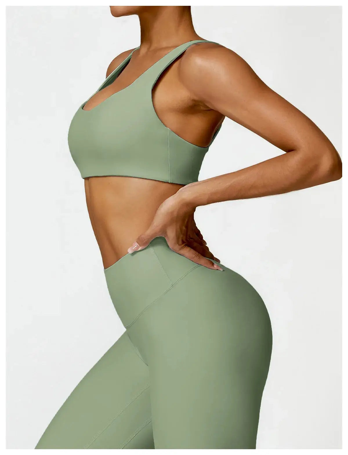 Yoga Set 2PCS Women Gym Long Sleeve Seamless Sportswear Workout Clothes Athletic Wear Legging Fitness Bra Crop Top Sports Suits dermacollagene.com