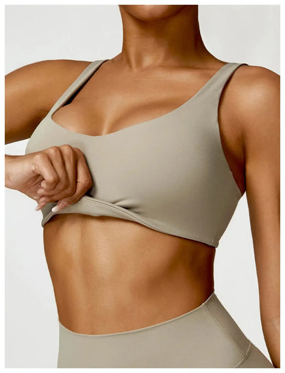 Yoga Set 2PCS Women Gym Long Sleeve Seamless Sportswear Workout Clothes Athletic Wear Legging Fitness Bra Crop Top Sports Suits dermacollagene.com