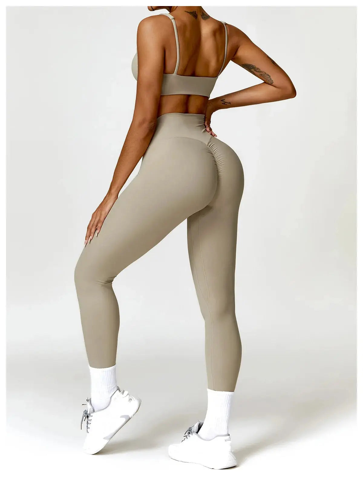 Yoga Set 2PCS Women Gym Long Sleeve Seamless Sportswear Workout Clothes Athletic Wear Legging Fitness Bra Crop Top Sports Suits dermacollagene.com