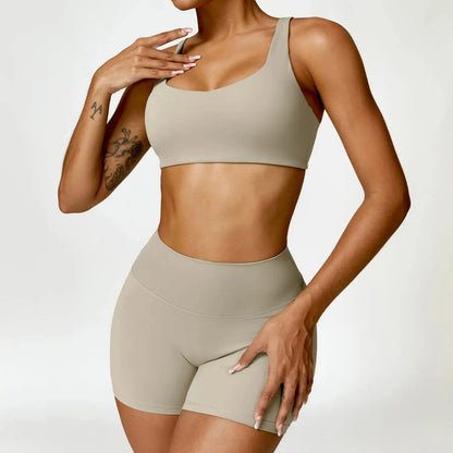 Yoga Set 2PCS Women Gym Long Sleeve Seamless Sportswear Workout Clothes Athletic Wear Legging Fitness Bra Crop Top Sports Suits dermacollagene.com